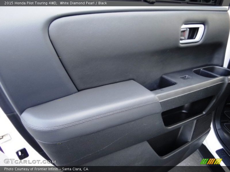 White Diamond Pearl / Black 2015 Honda Pilot Touring 4WD
