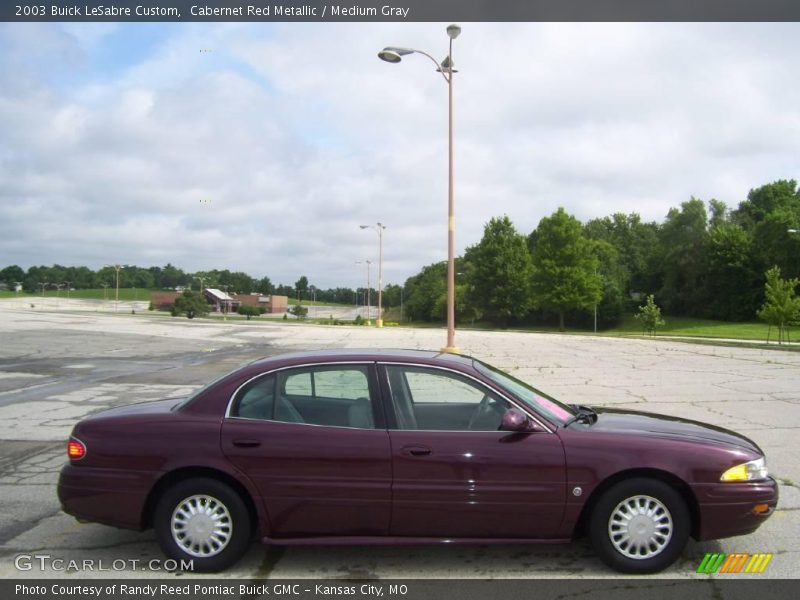 Cabernet Red Metallic / Medium Gray 2003 Buick LeSabre Custom