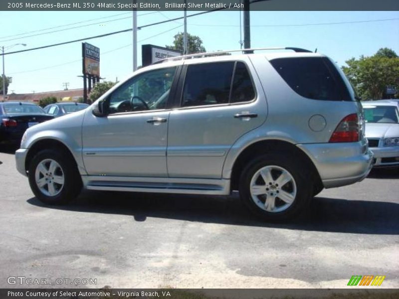 Brilliant Silver Metallic / Ash 2005 Mercedes-Benz ML 350 4Matic Special Edition