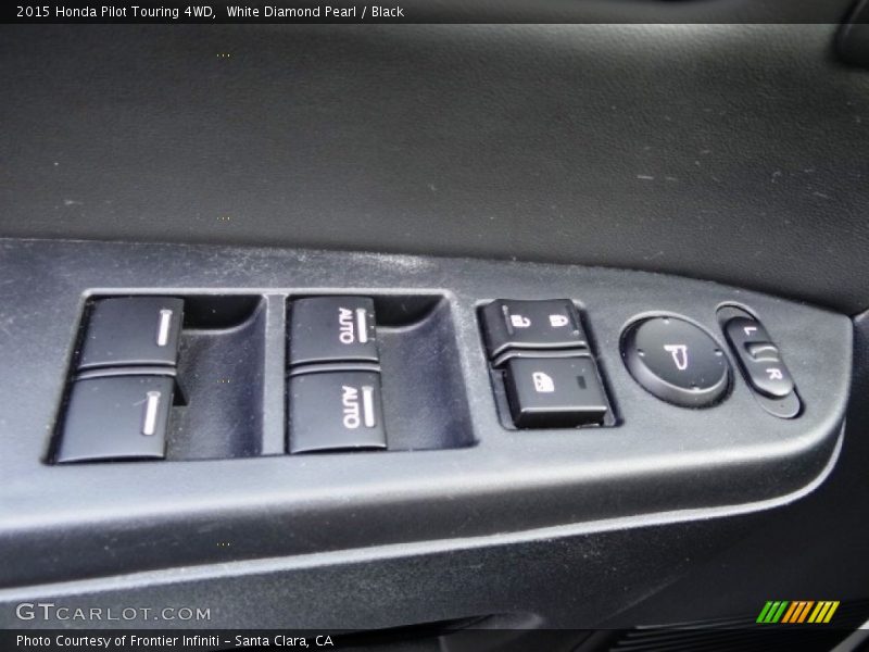 White Diamond Pearl / Black 2015 Honda Pilot Touring 4WD