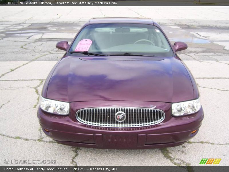 Cabernet Red Metallic / Medium Gray 2003 Buick LeSabre Custom