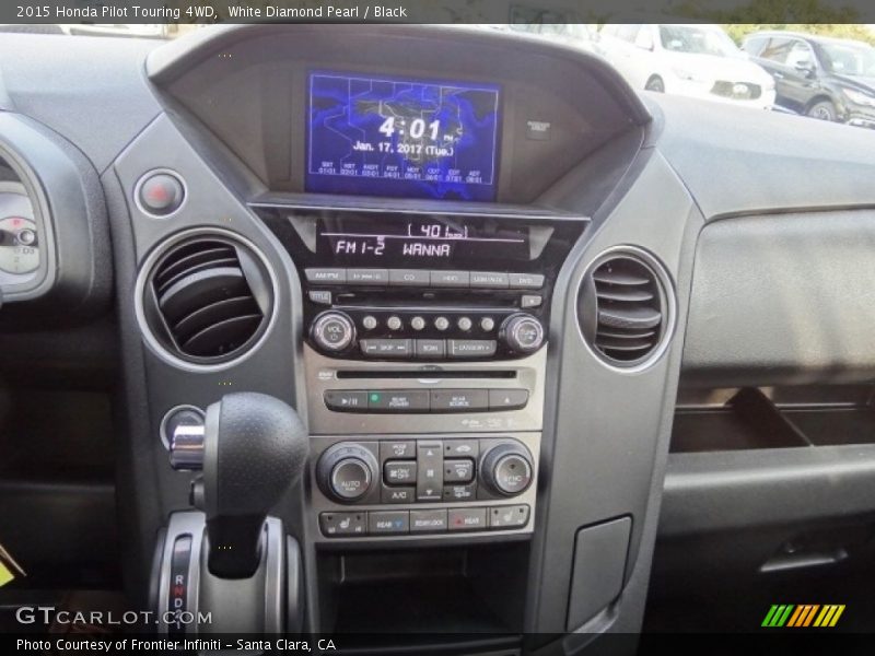 White Diamond Pearl / Black 2015 Honda Pilot Touring 4WD