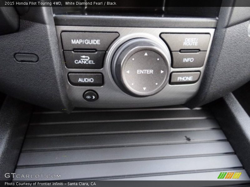 White Diamond Pearl / Black 2015 Honda Pilot Touring 4WD