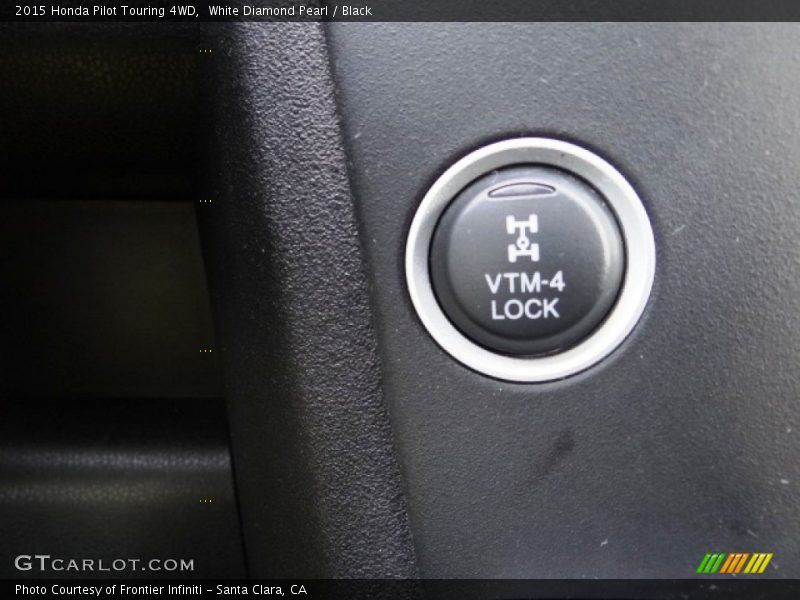 White Diamond Pearl / Black 2015 Honda Pilot Touring 4WD