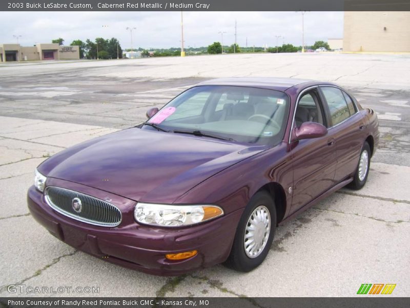 Cabernet Red Metallic / Medium Gray 2003 Buick LeSabre Custom