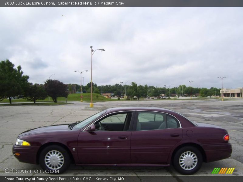 Cabernet Red Metallic / Medium Gray 2003 Buick LeSabre Custom