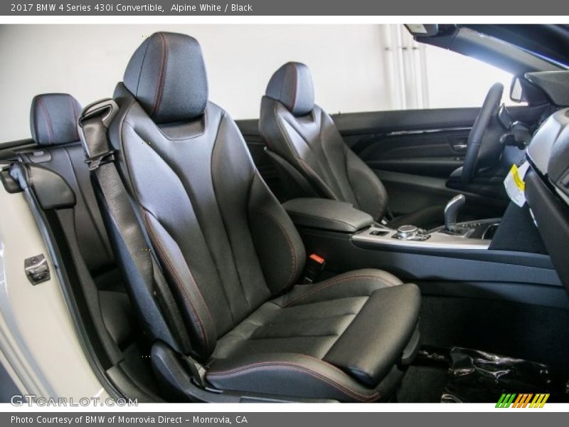 Alpine White / Black 2017 BMW 4 Series 430i Convertible