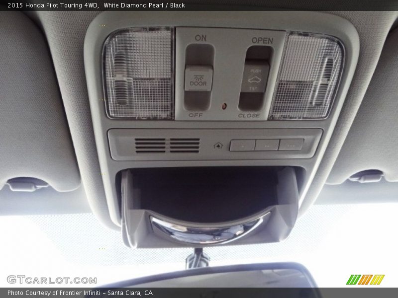 White Diamond Pearl / Black 2015 Honda Pilot Touring 4WD
