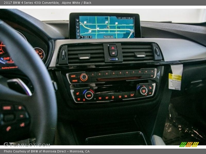 Alpine White / Black 2017 BMW 4 Series 430i Convertible