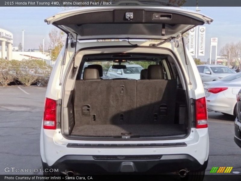 White Diamond Pearl / Black 2015 Honda Pilot Touring 4WD