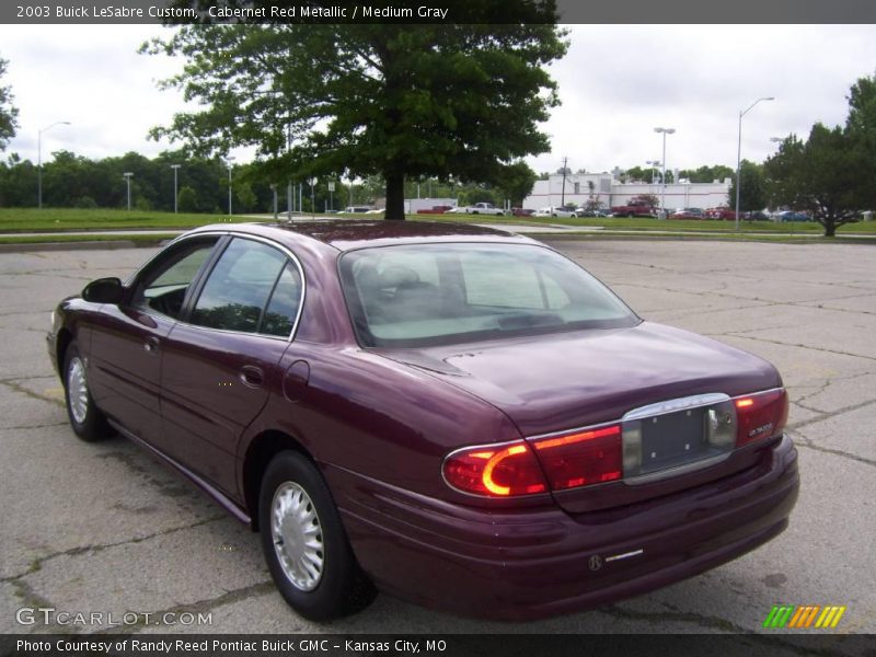 Cabernet Red Metallic / Medium Gray 2003 Buick LeSabre Custom