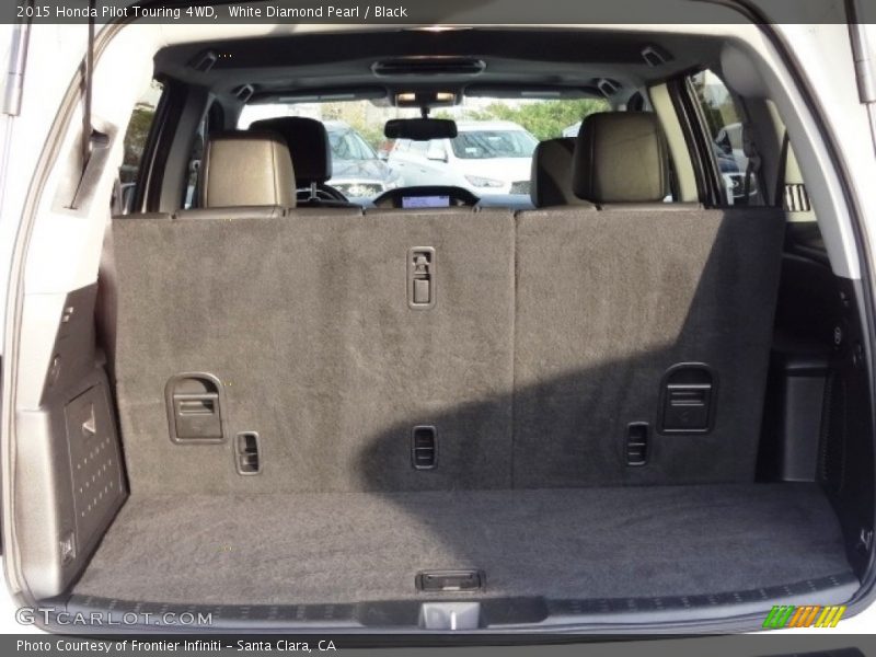 White Diamond Pearl / Black 2015 Honda Pilot Touring 4WD