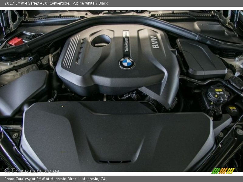 Alpine White / Black 2017 BMW 4 Series 430i Convertible