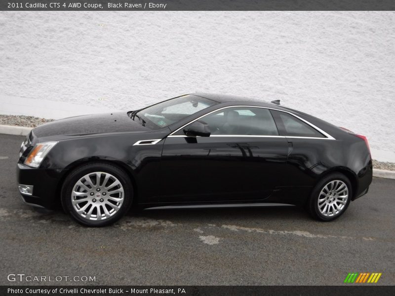 Black Raven / Ebony 2011 Cadillac CTS 4 AWD Coupe