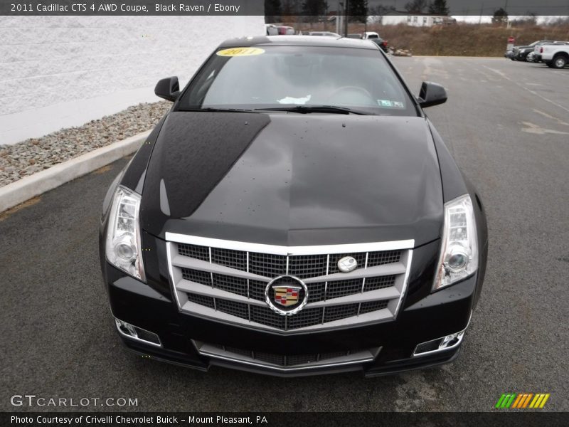 Black Raven / Ebony 2011 Cadillac CTS 4 AWD Coupe