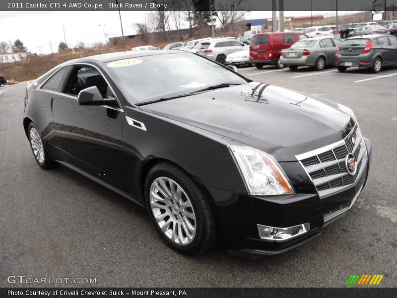 Black Raven / Ebony 2011 Cadillac CTS 4 AWD Coupe