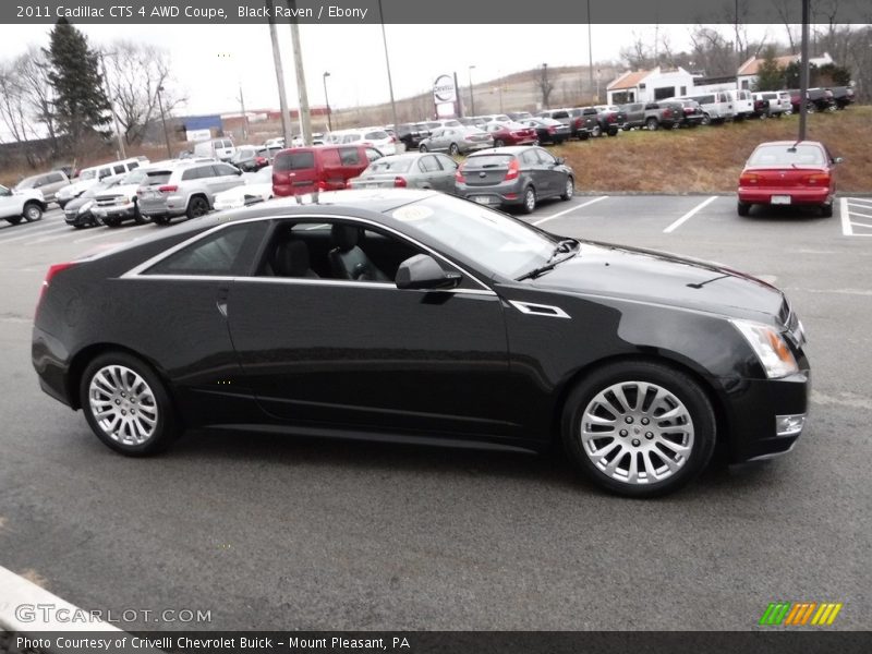 Black Raven / Ebony 2011 Cadillac CTS 4 AWD Coupe