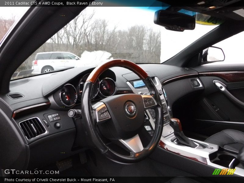 Black Raven / Ebony 2011 Cadillac CTS 4 AWD Coupe