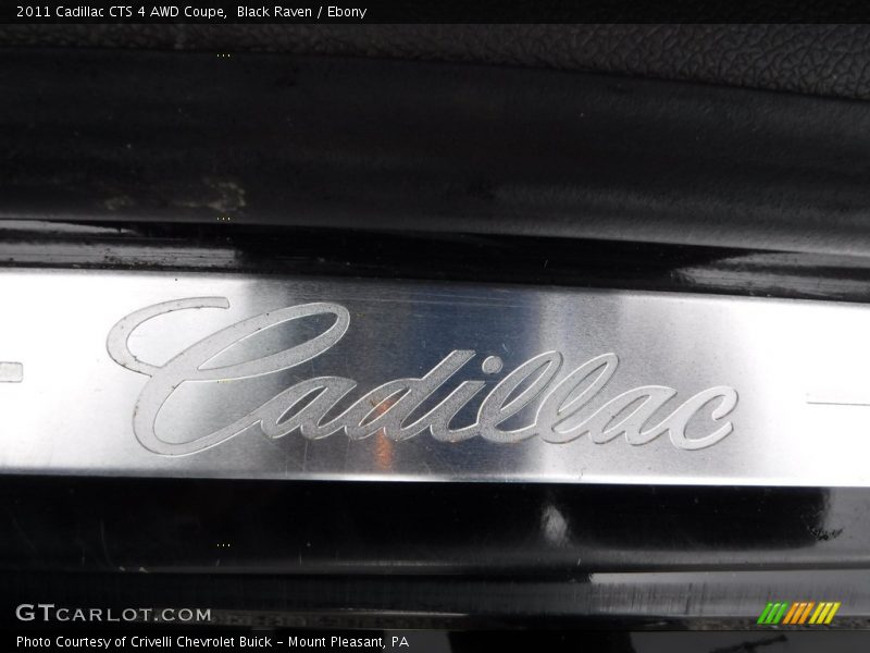 Black Raven / Ebony 2011 Cadillac CTS 4 AWD Coupe