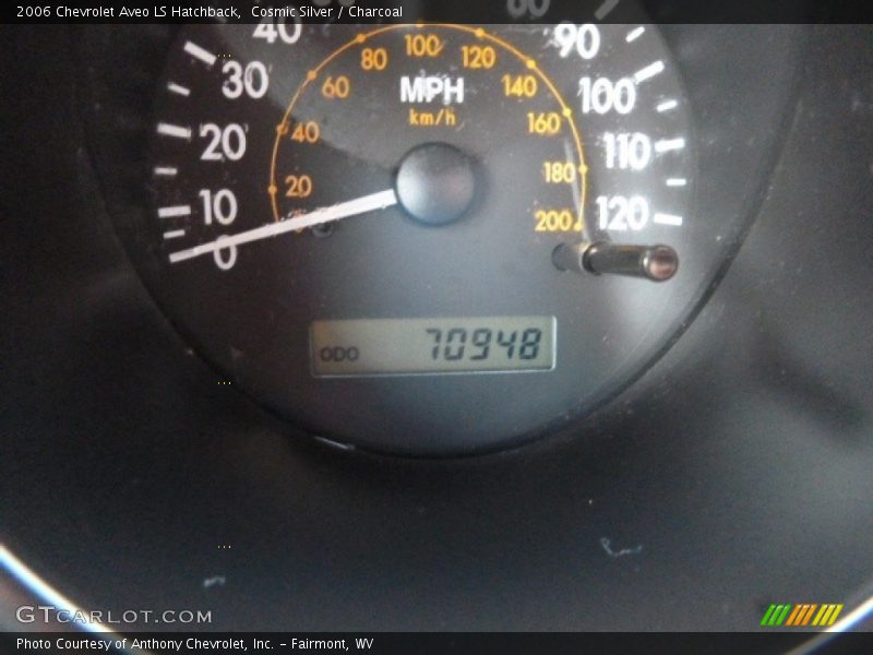 Cosmic Silver / Charcoal 2006 Chevrolet Aveo LS Hatchback