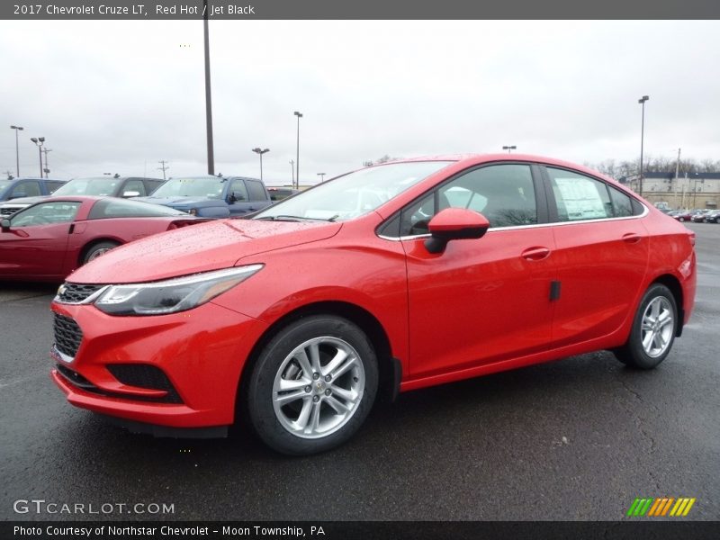 Red Hot / Jet Black 2017 Chevrolet Cruze LT