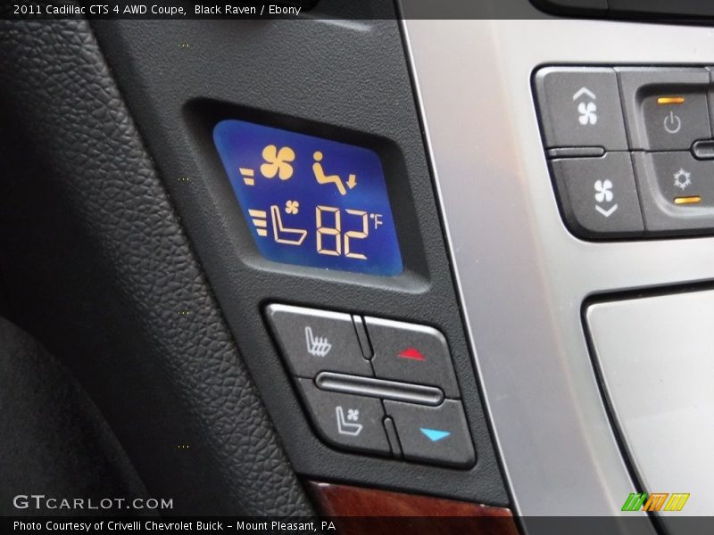 Black Raven / Ebony 2011 Cadillac CTS 4 AWD Coupe