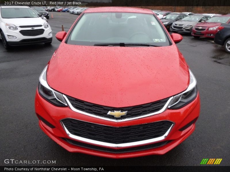 Red Hot / Jet Black 2017 Chevrolet Cruze LT