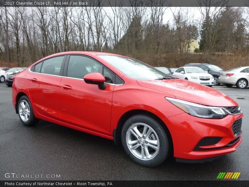 Red Hot / Jet Black 2017 Chevrolet Cruze LT