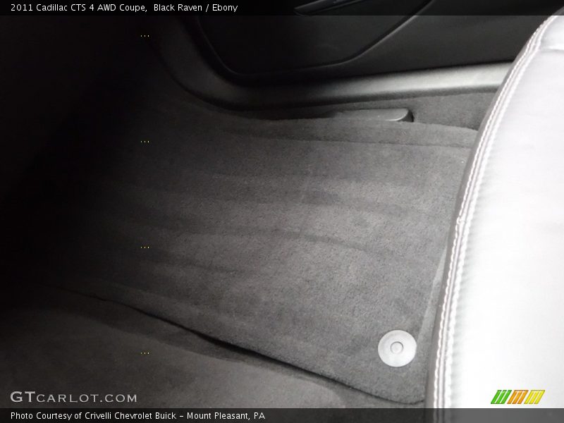 Black Raven / Ebony 2011 Cadillac CTS 4 AWD Coupe