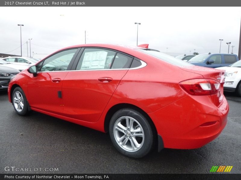 Red Hot / Jet Black 2017 Chevrolet Cruze LT