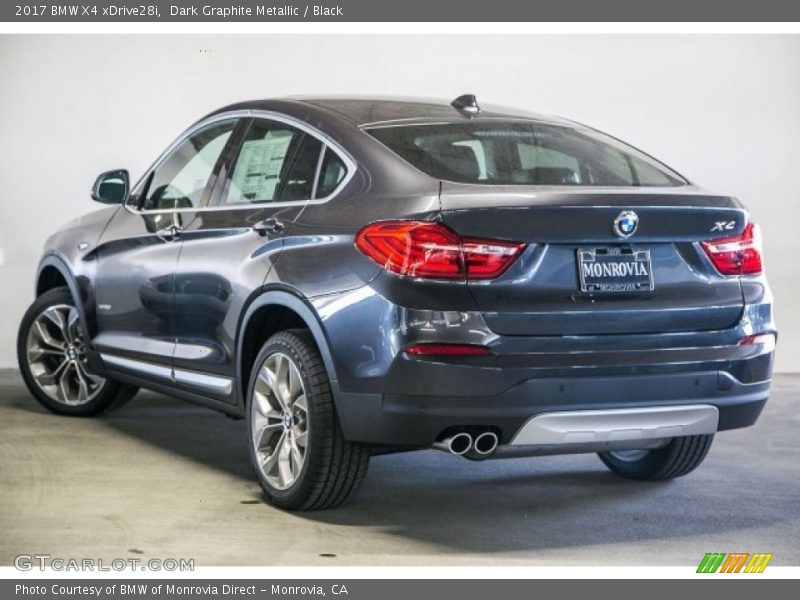 Dark Graphite Metallic / Black 2017 BMW X4 xDrive28i