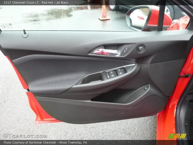 Red Hot / Jet Black 2017 Chevrolet Cruze LT