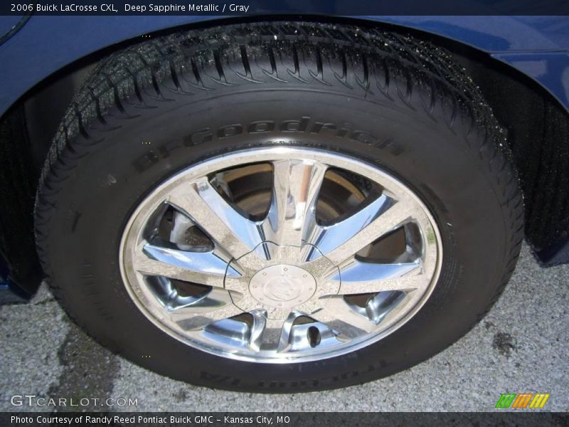Deep Sapphire Metallic / Gray 2006 Buick LaCrosse CXL