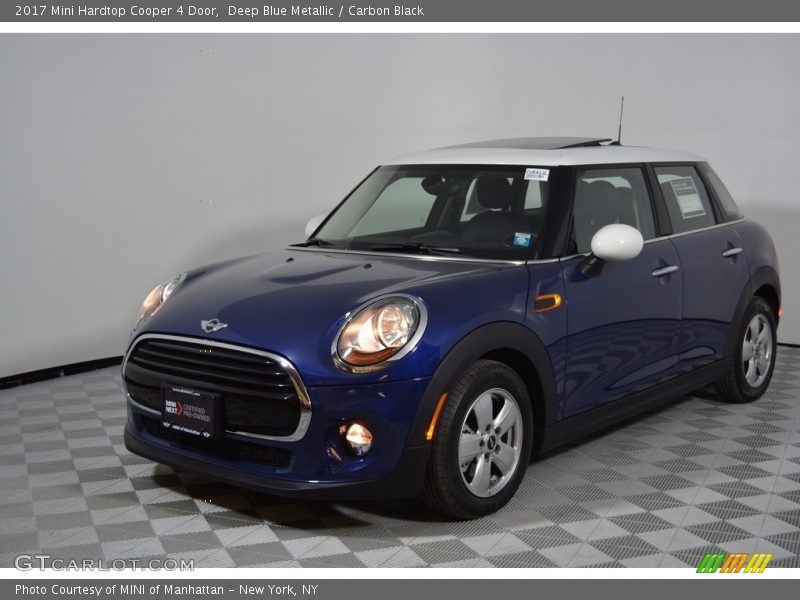 Deep Blue Metallic / Carbon Black 2017 Mini Hardtop Cooper 4 Door