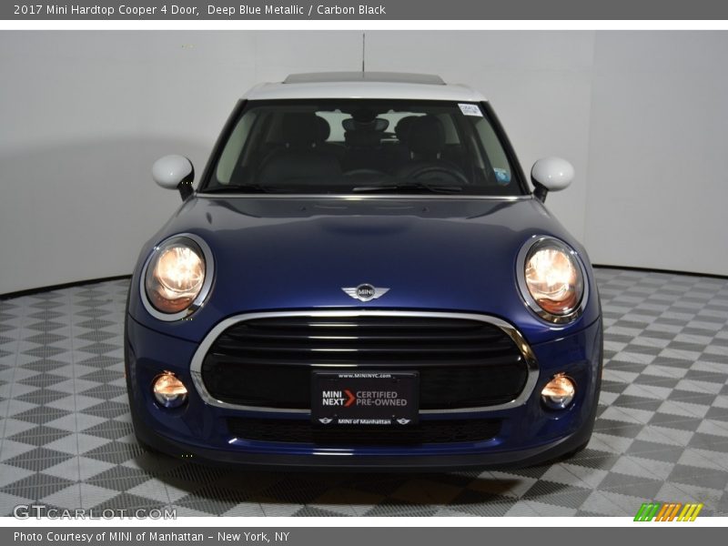 Deep Blue Metallic / Carbon Black 2017 Mini Hardtop Cooper 4 Door