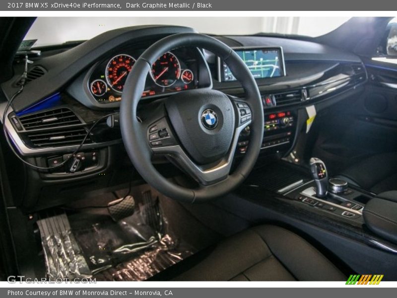 Dark Graphite Metallic / Black 2017 BMW X5 xDrive40e iPerformance