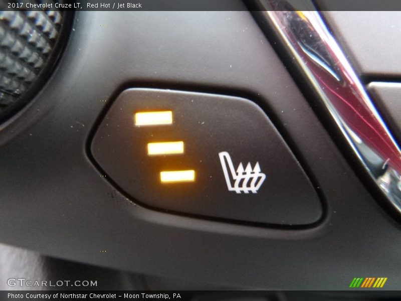 Red Hot / Jet Black 2017 Chevrolet Cruze LT