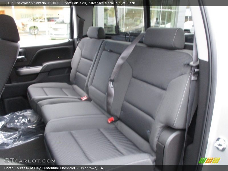 Silver Ice Metallic / Jet Black 2017 Chevrolet Silverado 1500 LT Crew Cab 4x4