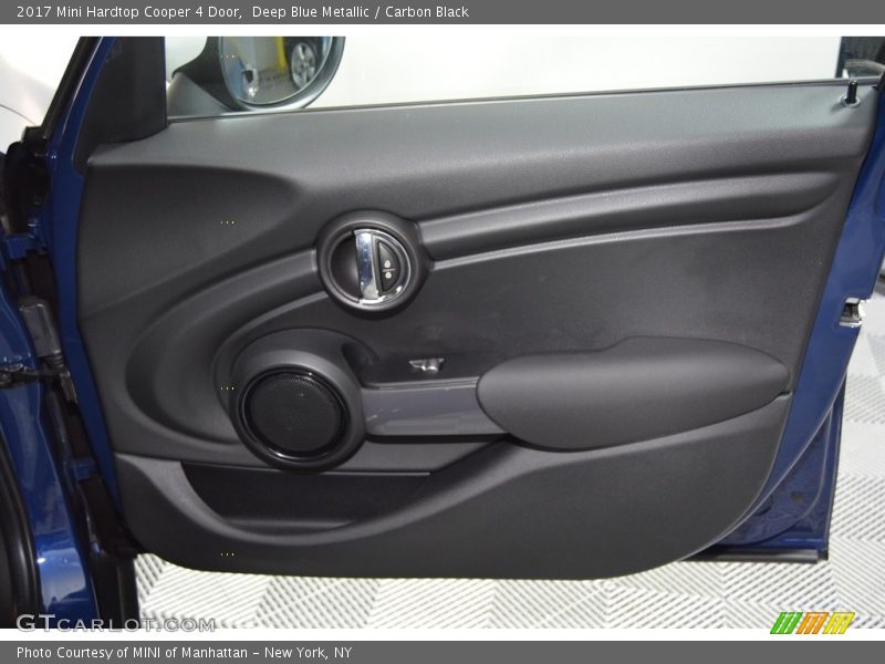 Deep Blue Metallic / Carbon Black 2017 Mini Hardtop Cooper 4 Door