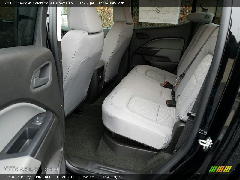 Rear Seat of 2017 Colorado WT Crew Cab