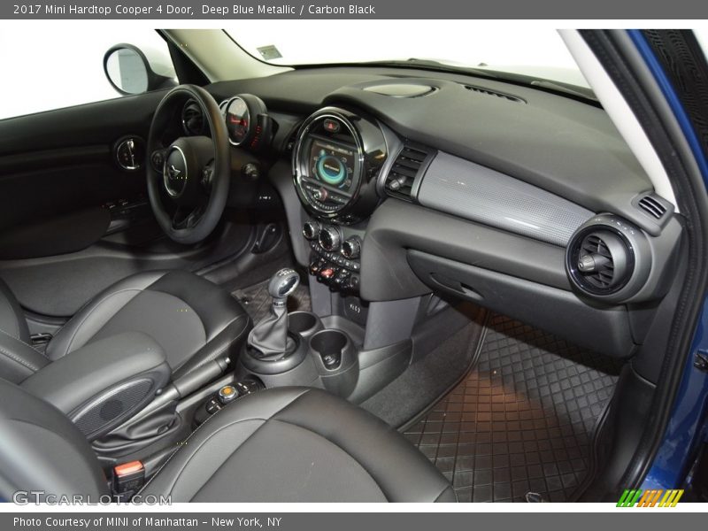 Deep Blue Metallic / Carbon Black 2017 Mini Hardtop Cooper 4 Door