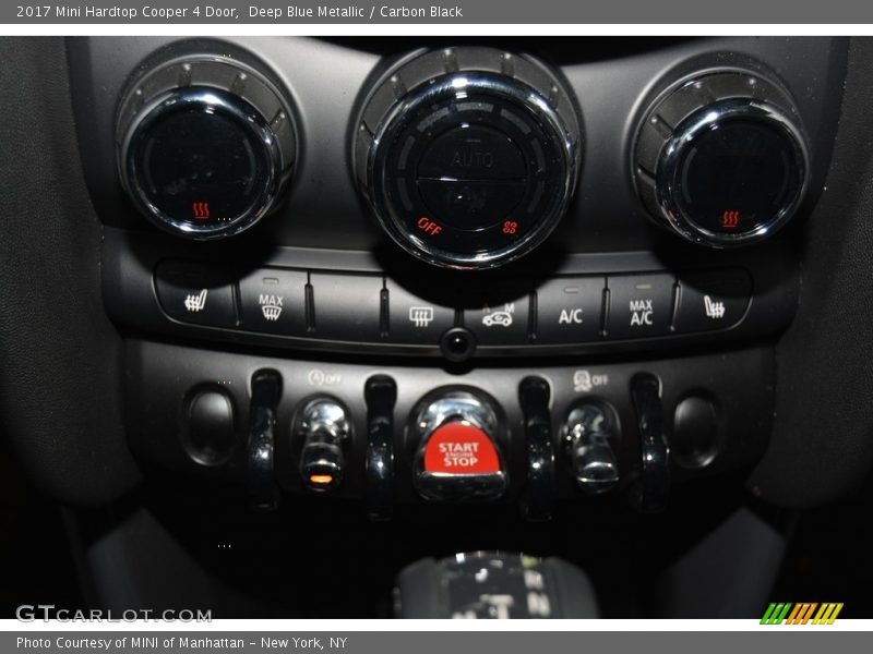 Deep Blue Metallic / Carbon Black 2017 Mini Hardtop Cooper 4 Door