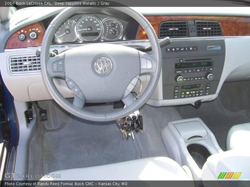Deep Sapphire Metallic / Gray 2006 Buick LaCrosse CXL