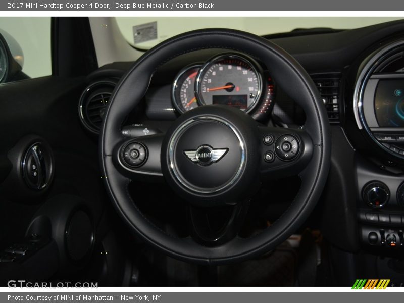 Deep Blue Metallic / Carbon Black 2017 Mini Hardtop Cooper 4 Door