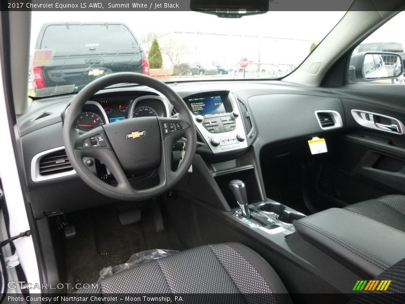 Summit White / Jet Black 2017 Chevrolet Equinox LS AWD