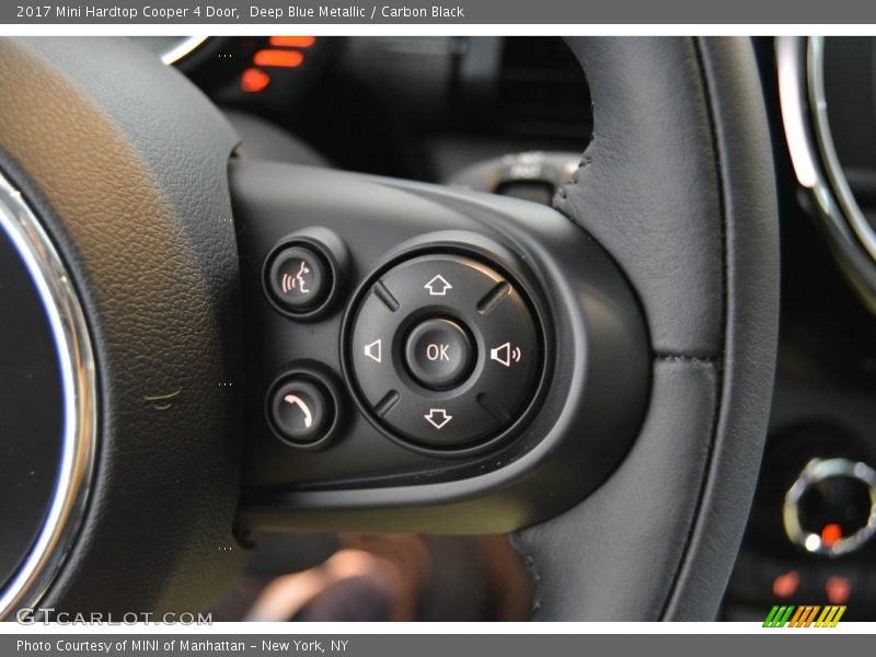Deep Blue Metallic / Carbon Black 2017 Mini Hardtop Cooper 4 Door