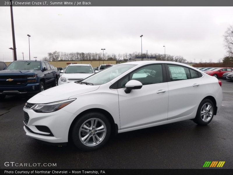 Summit White / Jet Black 2017 Chevrolet Cruze LT