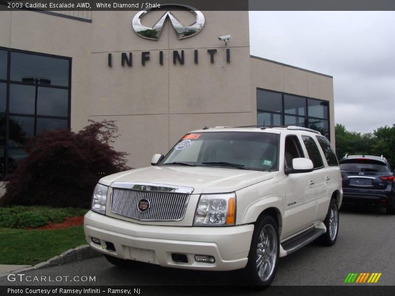 White Diamond / Shale 2003 Cadillac Escalade AWD