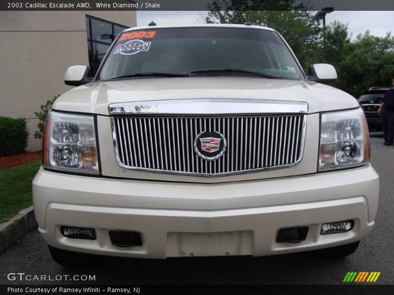 White Diamond / Shale 2003 Cadillac Escalade AWD