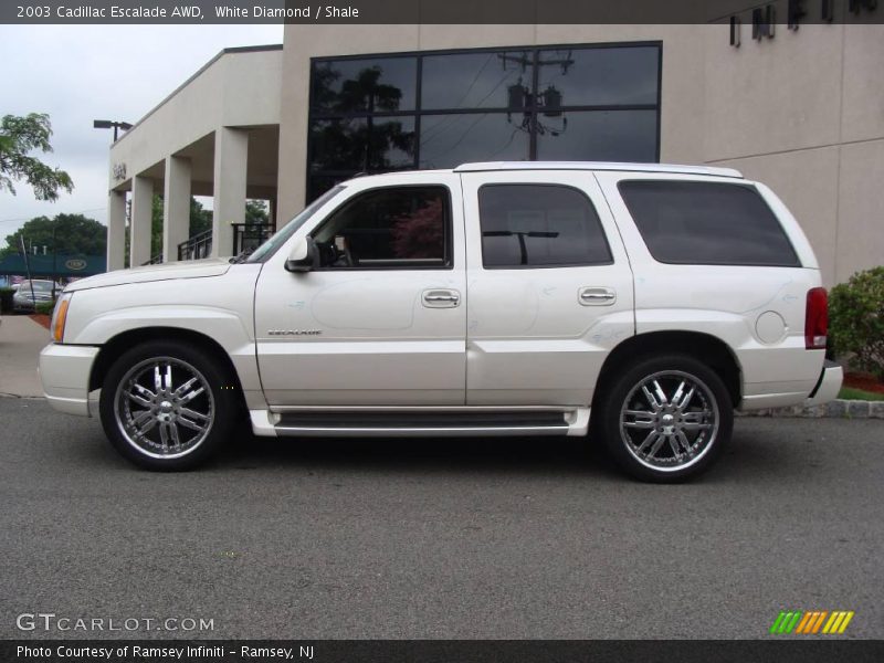 White Diamond / Shale 2003 Cadillac Escalade AWD